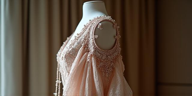 Restauration robe haute couture